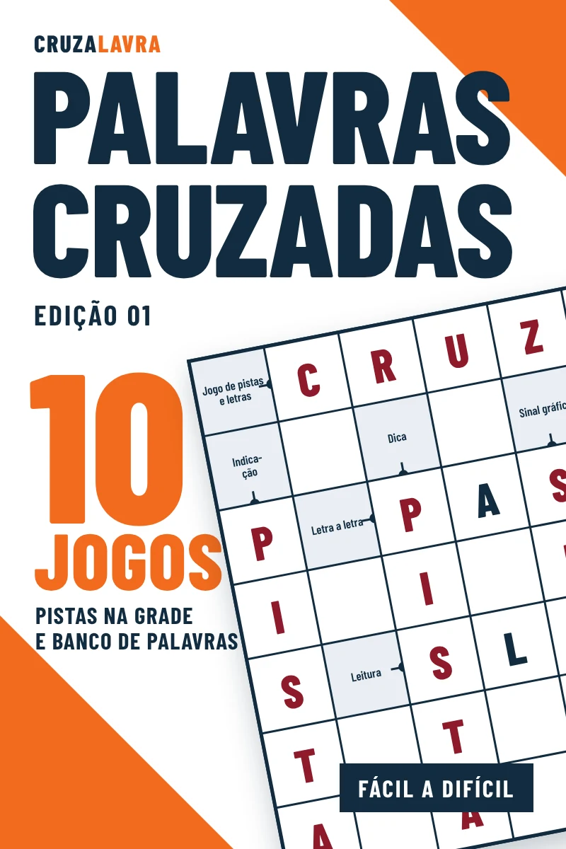 Capa da revista Palavras Cruzadas — Edição 01